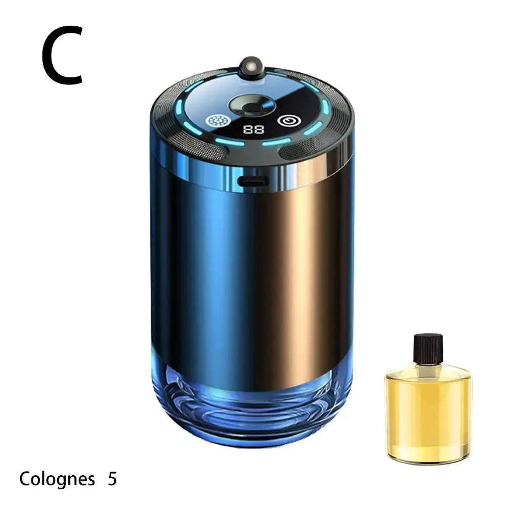 Car Fragrance Humidifier 5 Modes Scent Air Car Odor Eliminator Long Lasting Universal Car Diffuser With Digital Display Vapolia