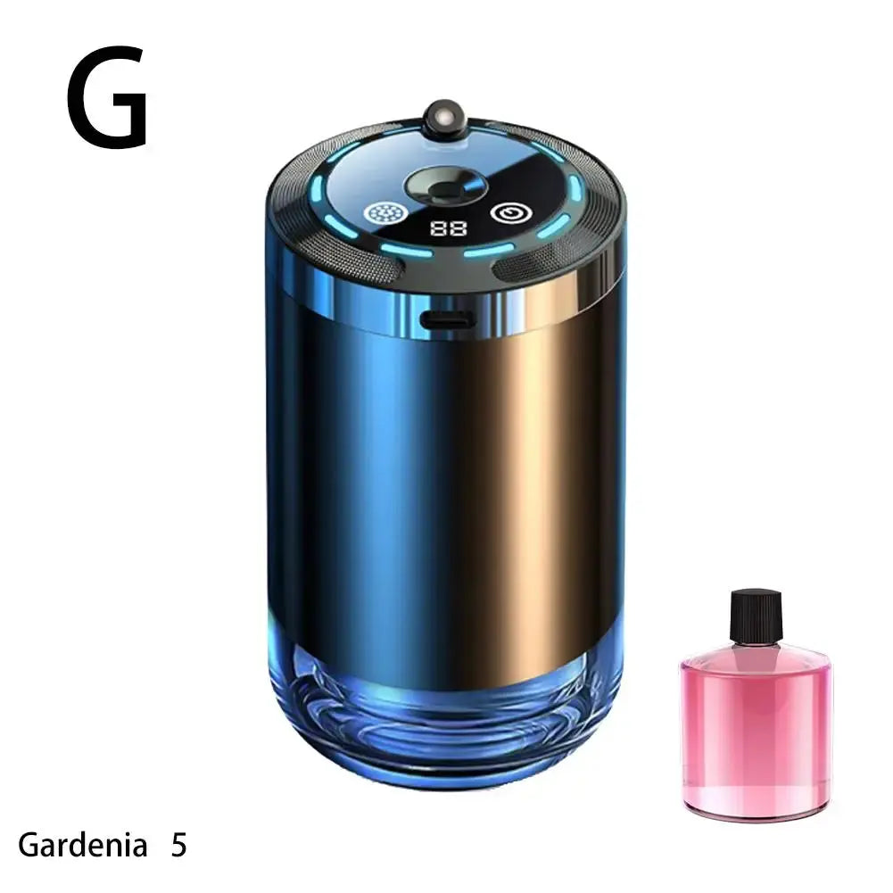 Car Fragrance Humidifier 5 Modes Scent Air Car Odor Eliminator Long Lasting Universal Car Diffuser With Digital Display Vapolia