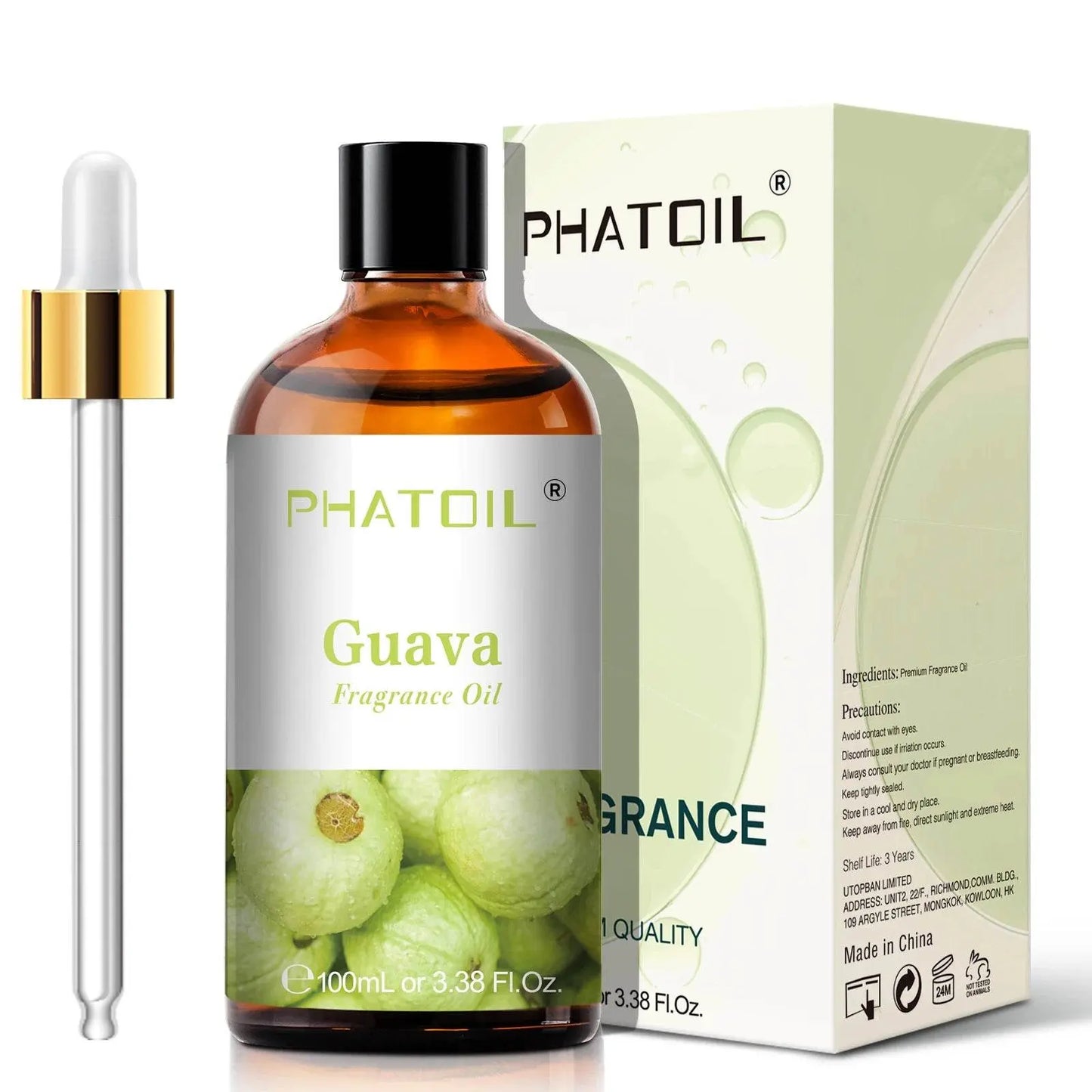 PHATOIL 100ml Sweet Fruity Fragrance Oil for Diffuser Candles Making -Coconut & Vanilla Strawberry Lemon Peach Pear Aroma Oil - Vapolia