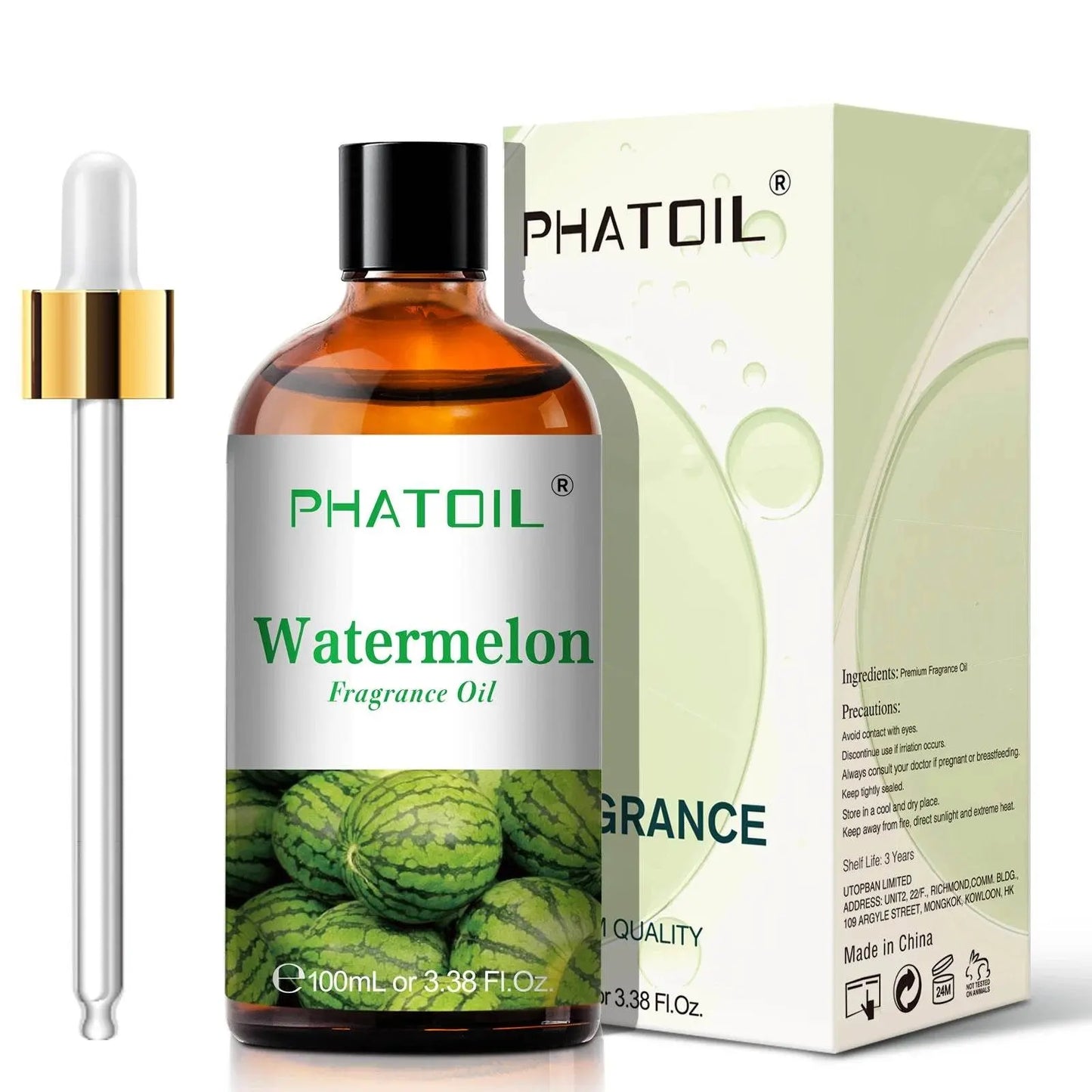 PHATOIL 100ml Sweet Fruity Fragrance Oil for Diffuser Candles Making -Coconut & Vanilla Strawberry Lemon Peach Pear Aroma Oil - Vapolia