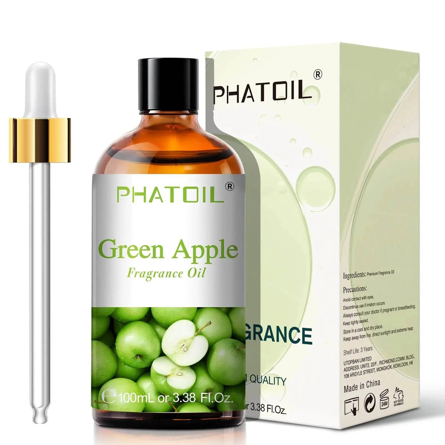 PHATOIL 100ml Sweet Fruity Fragrance Oil for Diffuser Candles Making -Coconut & Vanilla Strawberry Lemon Peach Pear Aroma Oil - Vapolia
