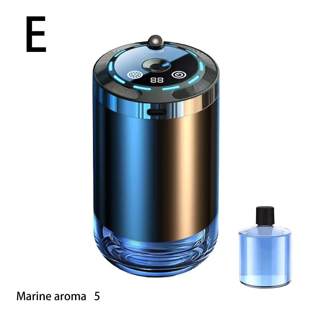 Car Fragrance Humidifier 5 Modes Scent Air Car Odor Eliminator Long Lasting Universal Car Diffuser With Digital Display Vapolia