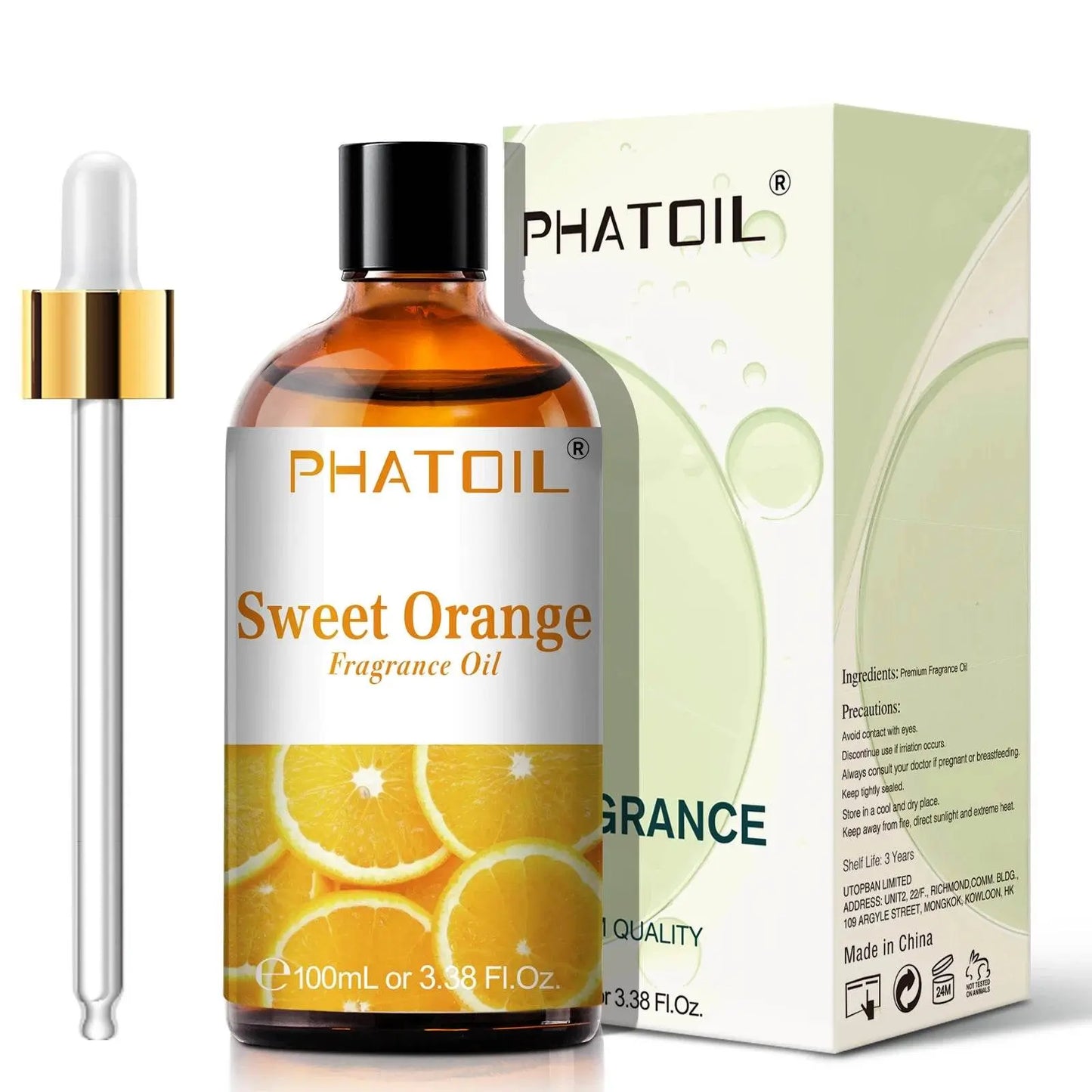 PHATOIL 100ml Sweet Fruity Fragrance Oil for Diffuser Candles Making -Coconut & Vanilla Strawberry Lemon Peach Pear Aroma Oil - Vapolia