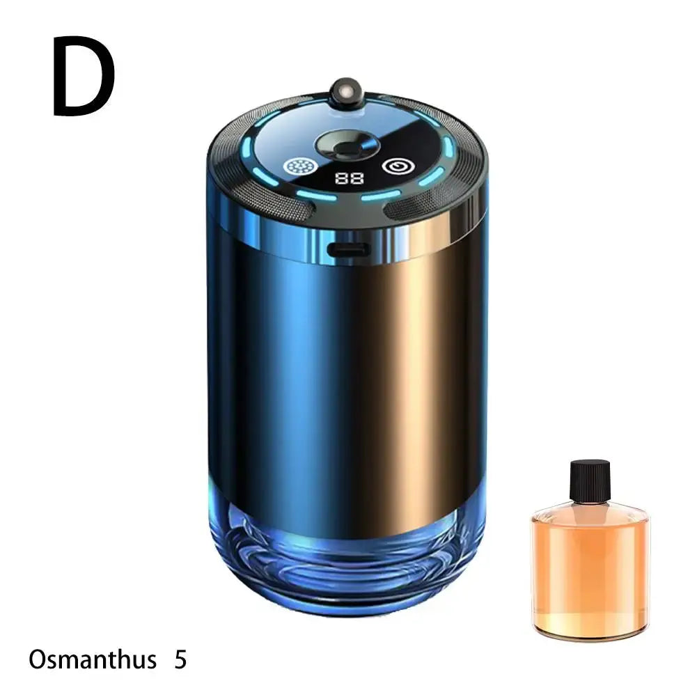 Car Fragrance Humidifier 5 Modes Scent Air Car Odor Eliminator Long Lasting Universal Car Diffuser With Digital Display Vapolia