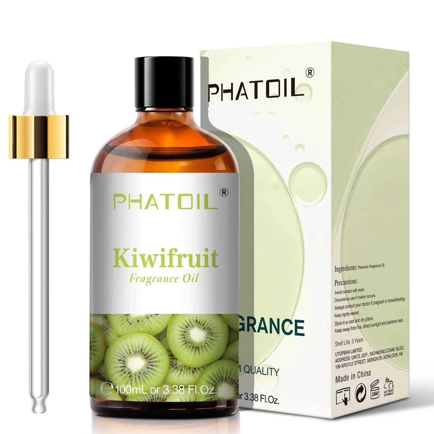 PHATOIL 100ml Sweet Fruity Fragrance Oil for Diffuser Candles Making -Coconut & Vanilla Strawberry Lemon Peach Pear Aroma Oil - Vapolia