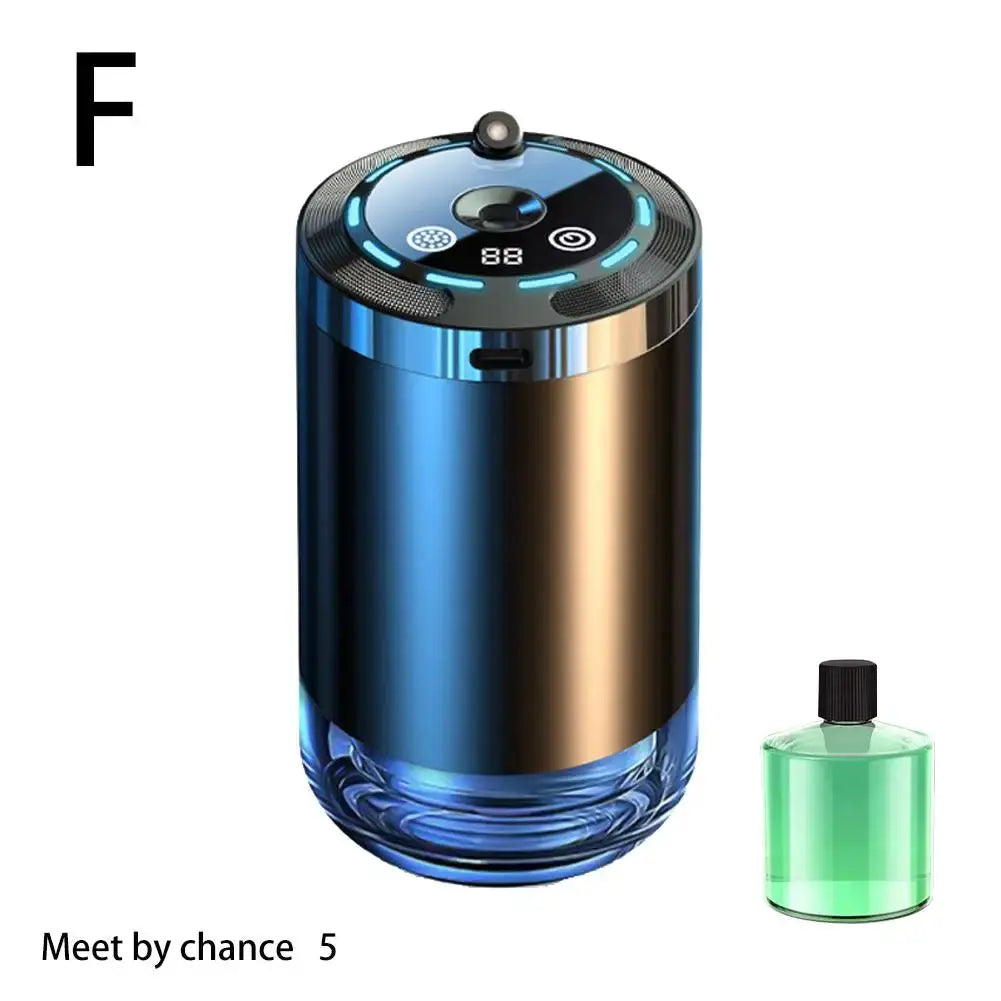 Car Fragrance Humidifier 5 Modes Scent Air Car Odor Eliminator Long Lasting Universal Car Diffuser With Digital Display Vapolia