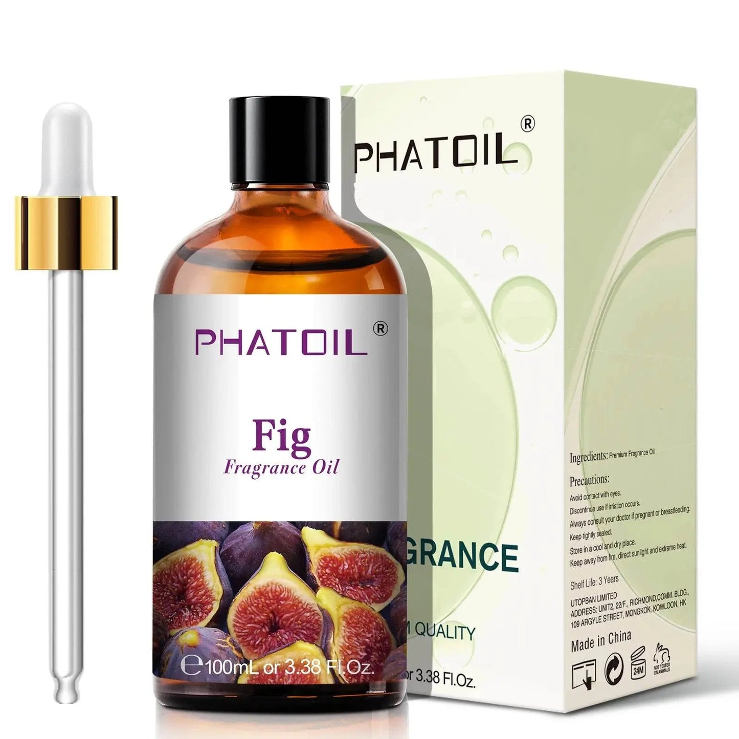 PHATOIL 100ml Sweet Fruity Fragrance Oil for Diffuser Candles Making -Coconut & Vanilla Strawberry Lemon Peach Pear Aroma Oil - Vapolia