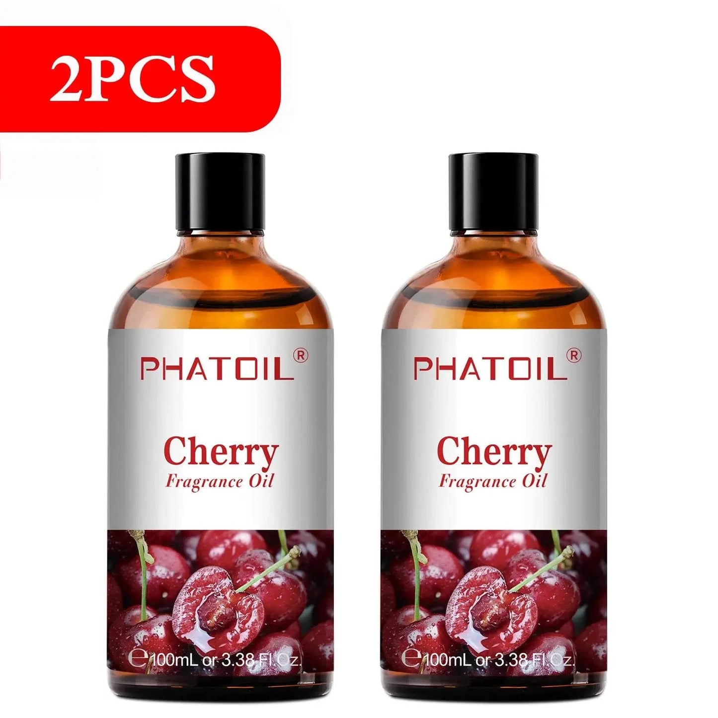 PHATOIL 100ml Sweet Fruity Fragrance Oil for Diffuser Candles Making -Coconut & Vanilla Strawberry Lemon Peach Pear Aroma Oil - Vapolia